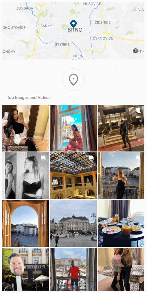 Hotel Grandezza Brno Instagram Location