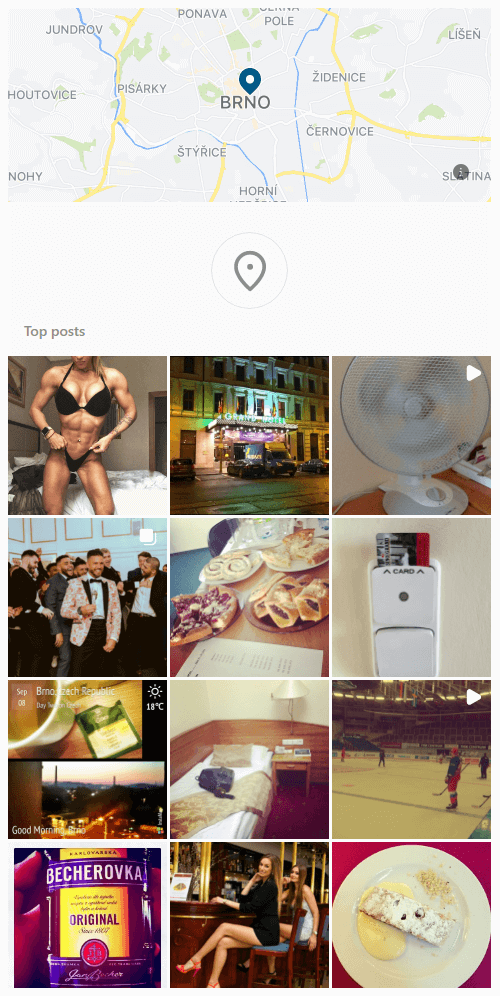 Grandhotel Brno Instagram Location