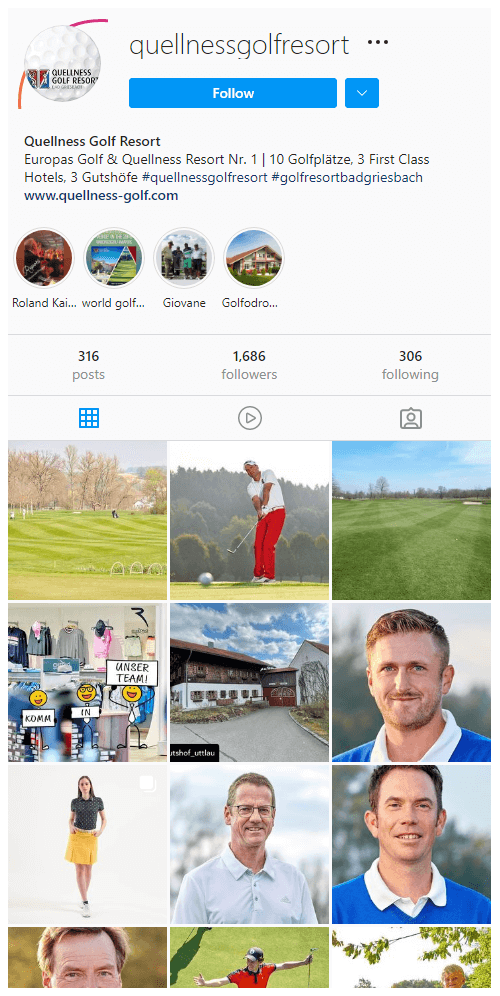 Maximilian Quellness  Golfhotel Official Instagram account