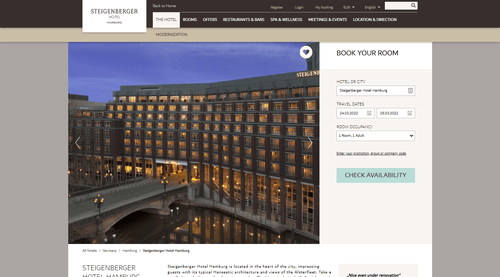 Official hotel website